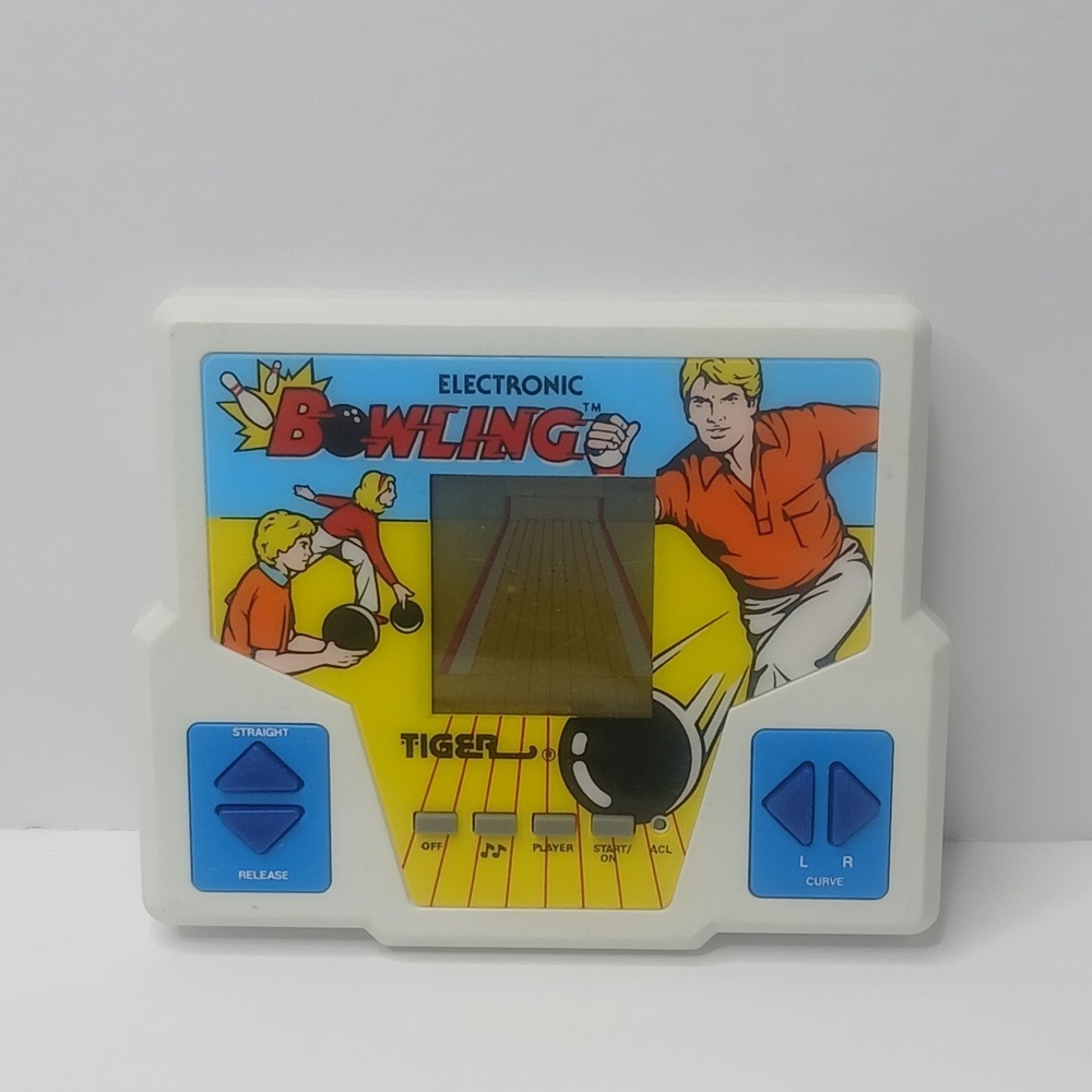 Vintage‎ Handheld Bowling Game by Tiger Electronics 1987 Clean & Tested